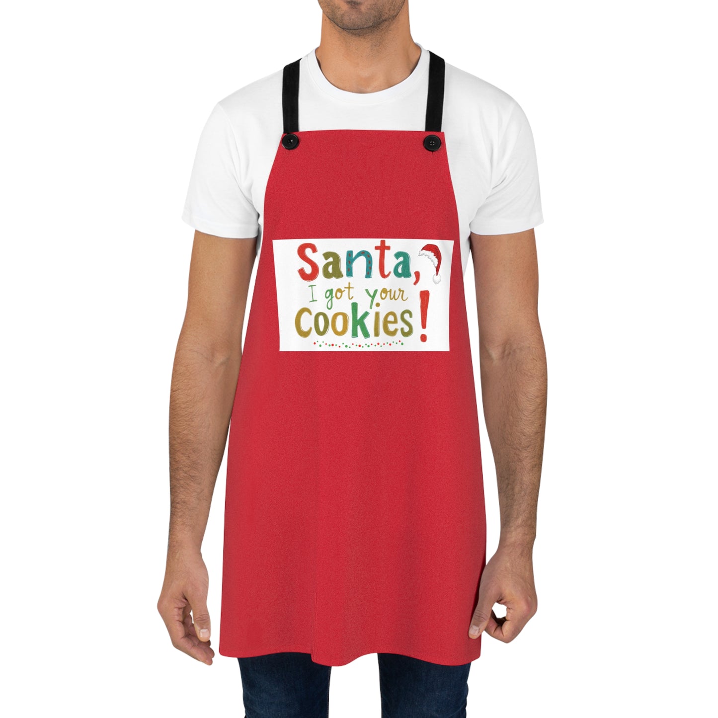 Festive Christmas Apron | Perfect for Holiday Baking, Santa Gifts, Cookie Making, Kitchen Decor, and Home Chefs