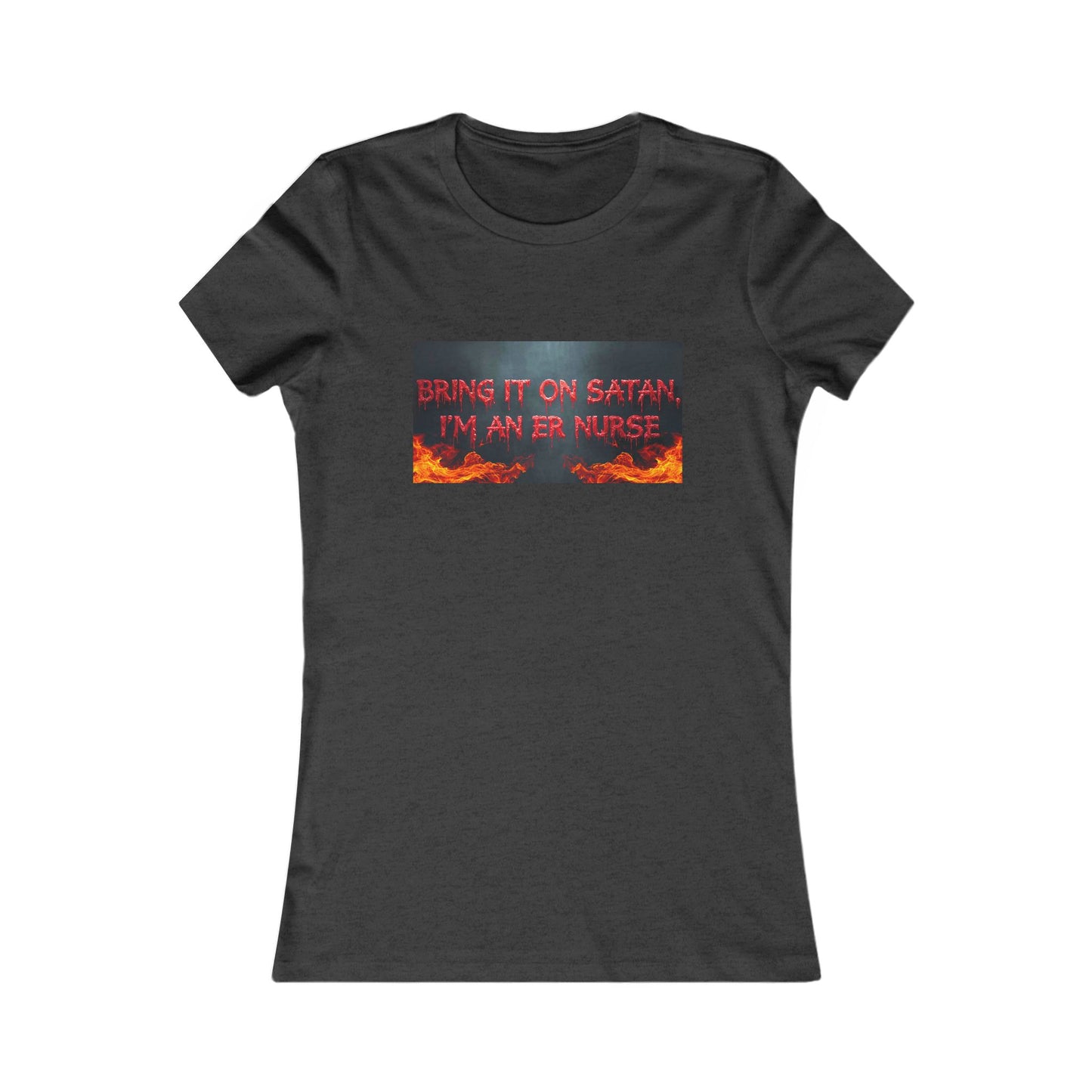Nurse Graphic Tee, Funny ER Nurse Shirt, Halloween Gift, Nurse Appreciation Tee, Quirky Medical Humor Top, Work Uniform T-Shirt