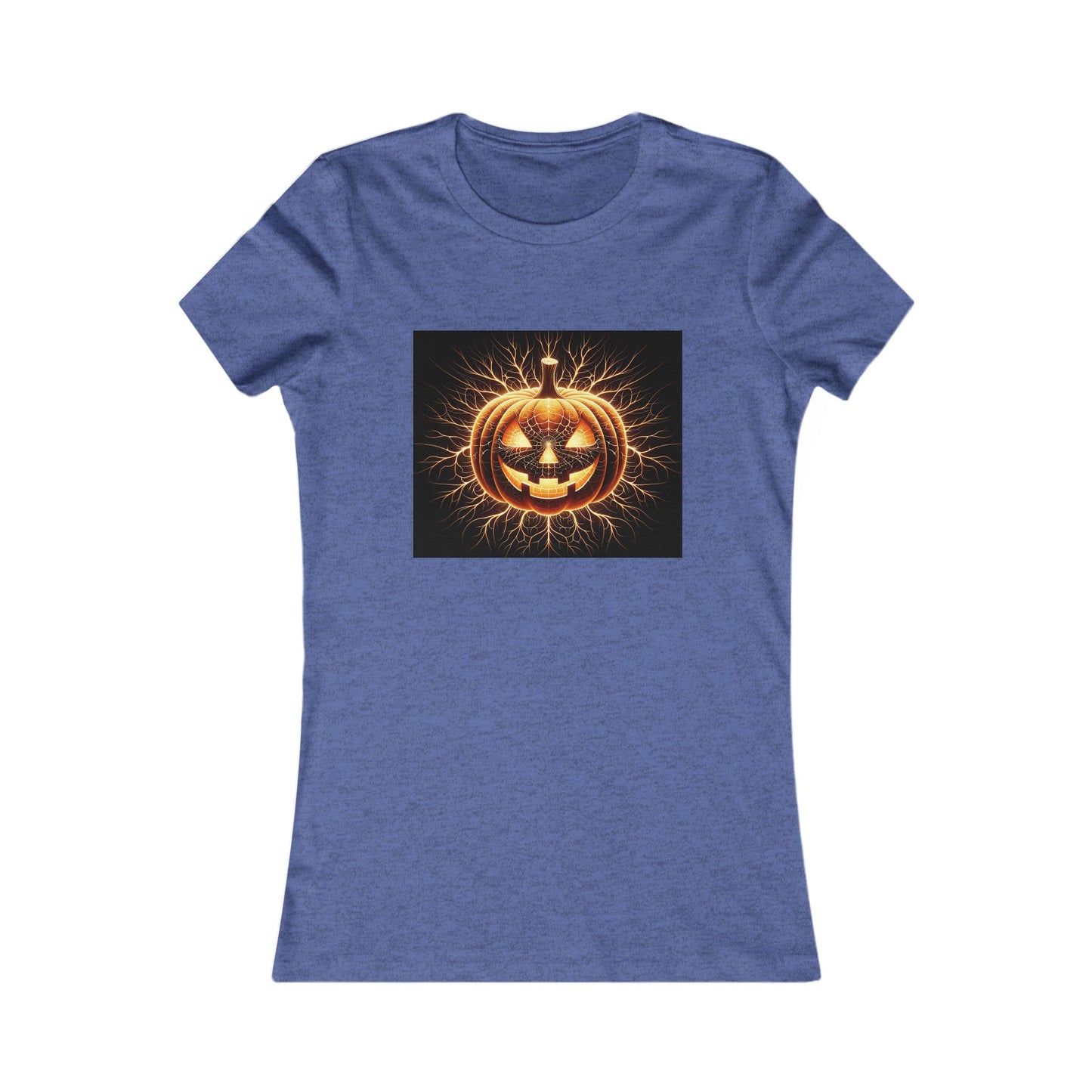 Halloween Pumpkin Women's Favorite Tee, Cute Halloween Shirt, Spooky Top, Fall Fashion, Trick or Treat Apparel, Autumn Style