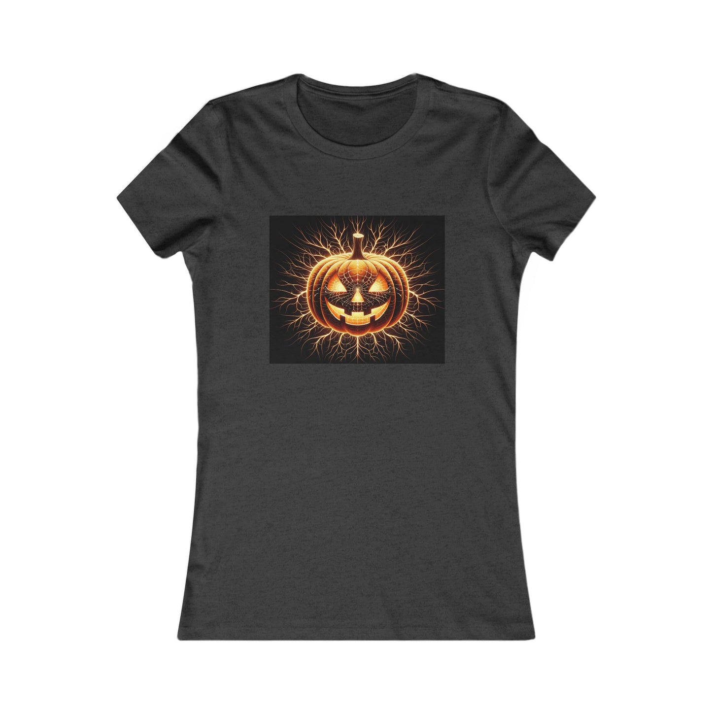 Halloween Pumpkin Women's Favorite Tee, Cute Halloween Shirt, Spooky Top, Fall Fashion, Trick or Treat Apparel, Autumn Style