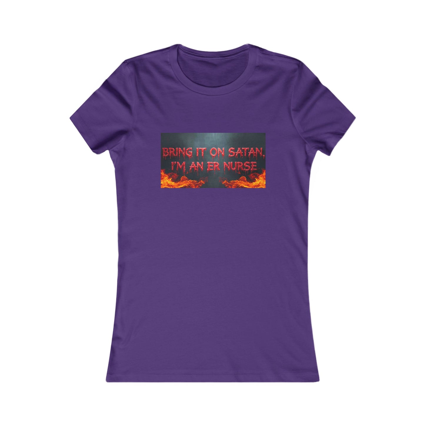 Nurse Graphic Tee, Funny ER Nurse Shirt, Halloween Gift, Nurse Appreciation Tee, Quirky Medical Humor Top, Work Uniform T-Shirt