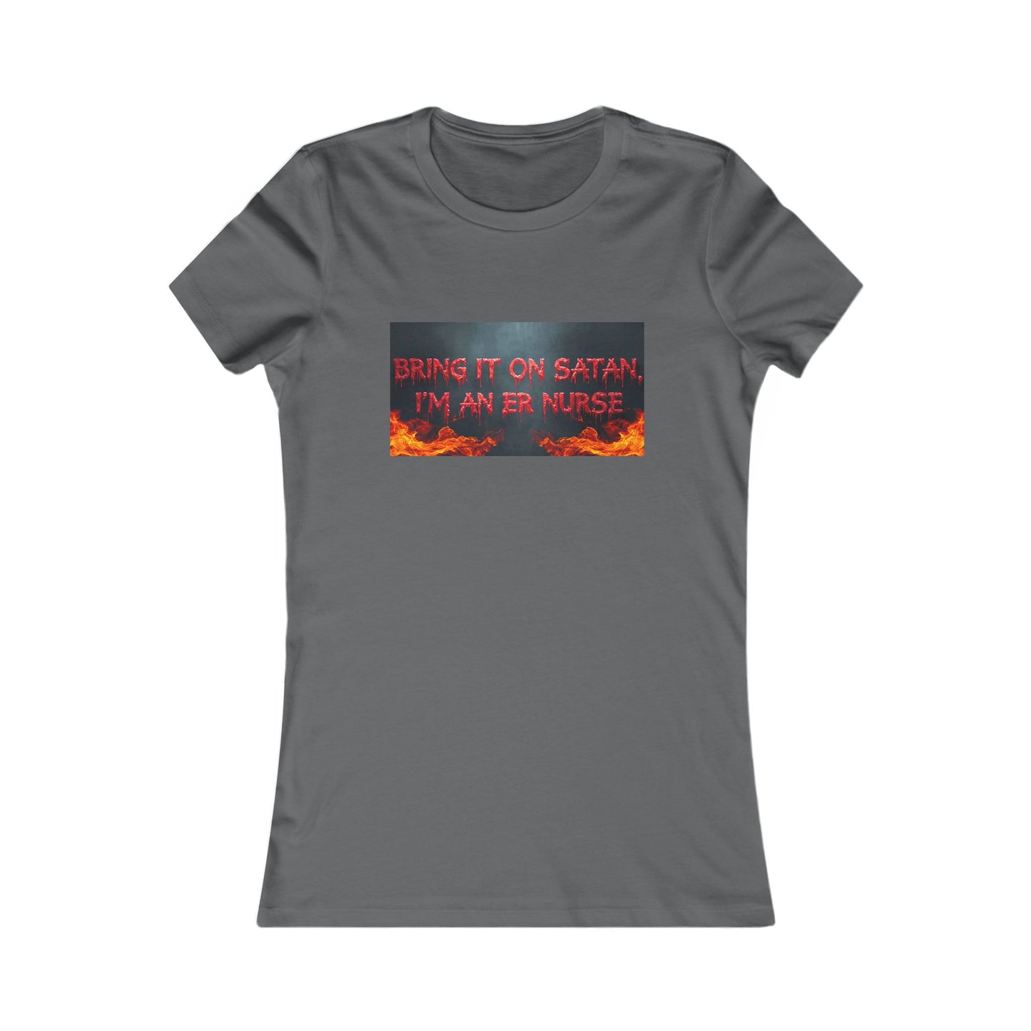 Nurse Graphic Tee, Funny ER Nurse Shirt, Halloween Gift, Nurse Appreciation Tee, Quirky Medical Humor Top, Work Uniform T-Shirt
