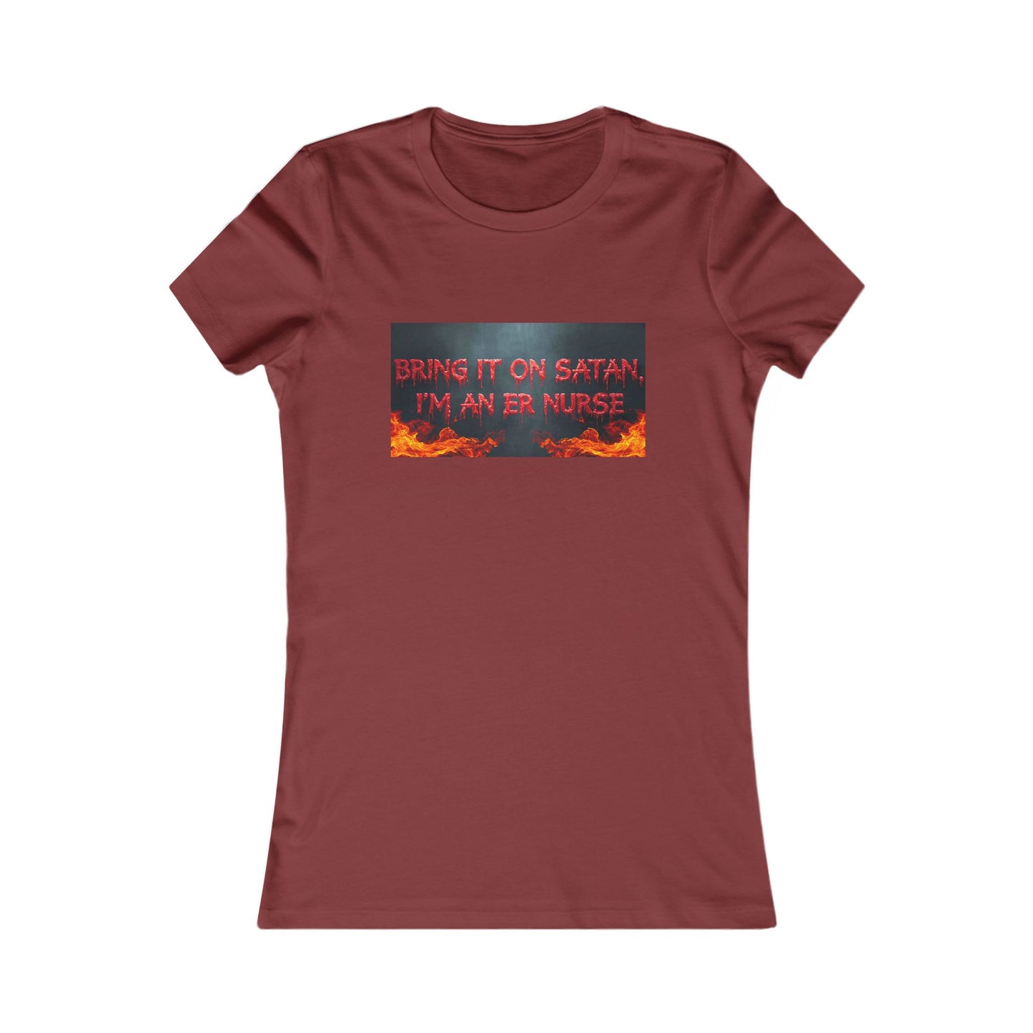 Nurse Graphic Tee, Funny ER Nurse Shirt, Halloween Gift, Nurse Appreciation Tee, Quirky Medical Humor Top, Work Uniform T-Shirt