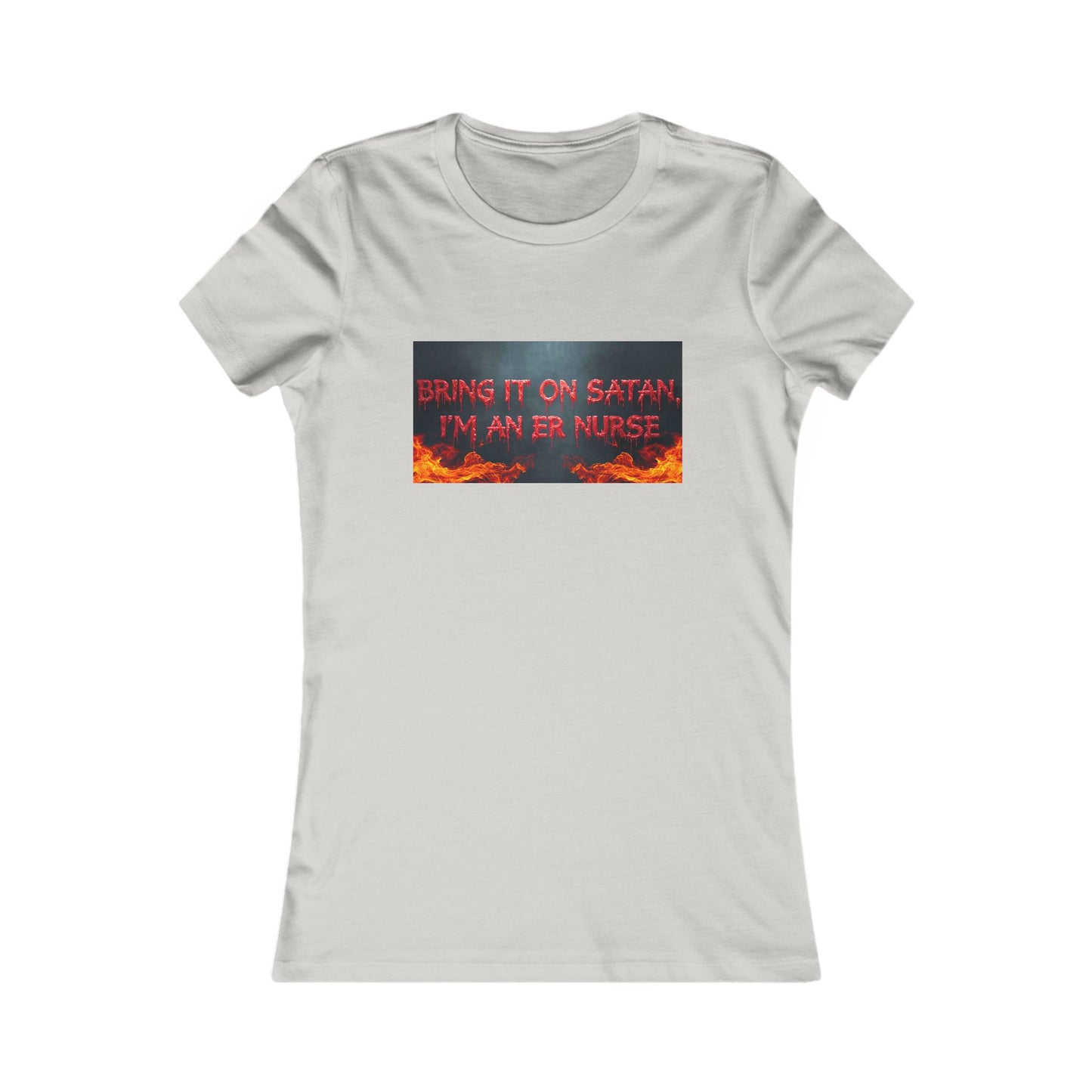 Nurse Graphic Tee, Funny ER Nurse Shirt, Halloween Gift, Nurse Appreciation Tee, Quirky Medical Humor Top, Work Uniform T-Shirt