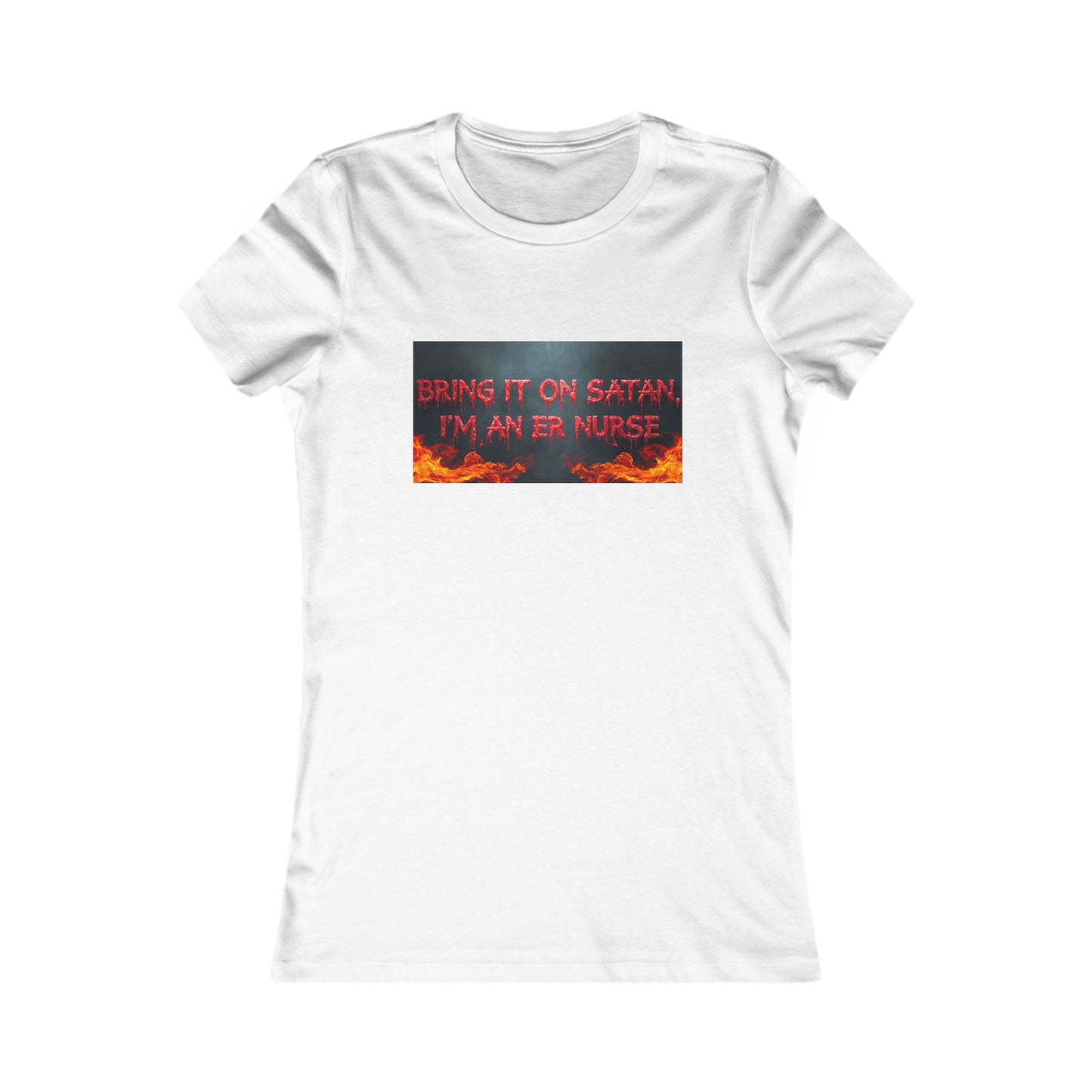 Nurse Graphic Tee, Funny ER Nurse Shirt, Halloween Gift, Nurse Appreciation Tee, Quirky Medical Humor Top, Work Uniform T-Shirt