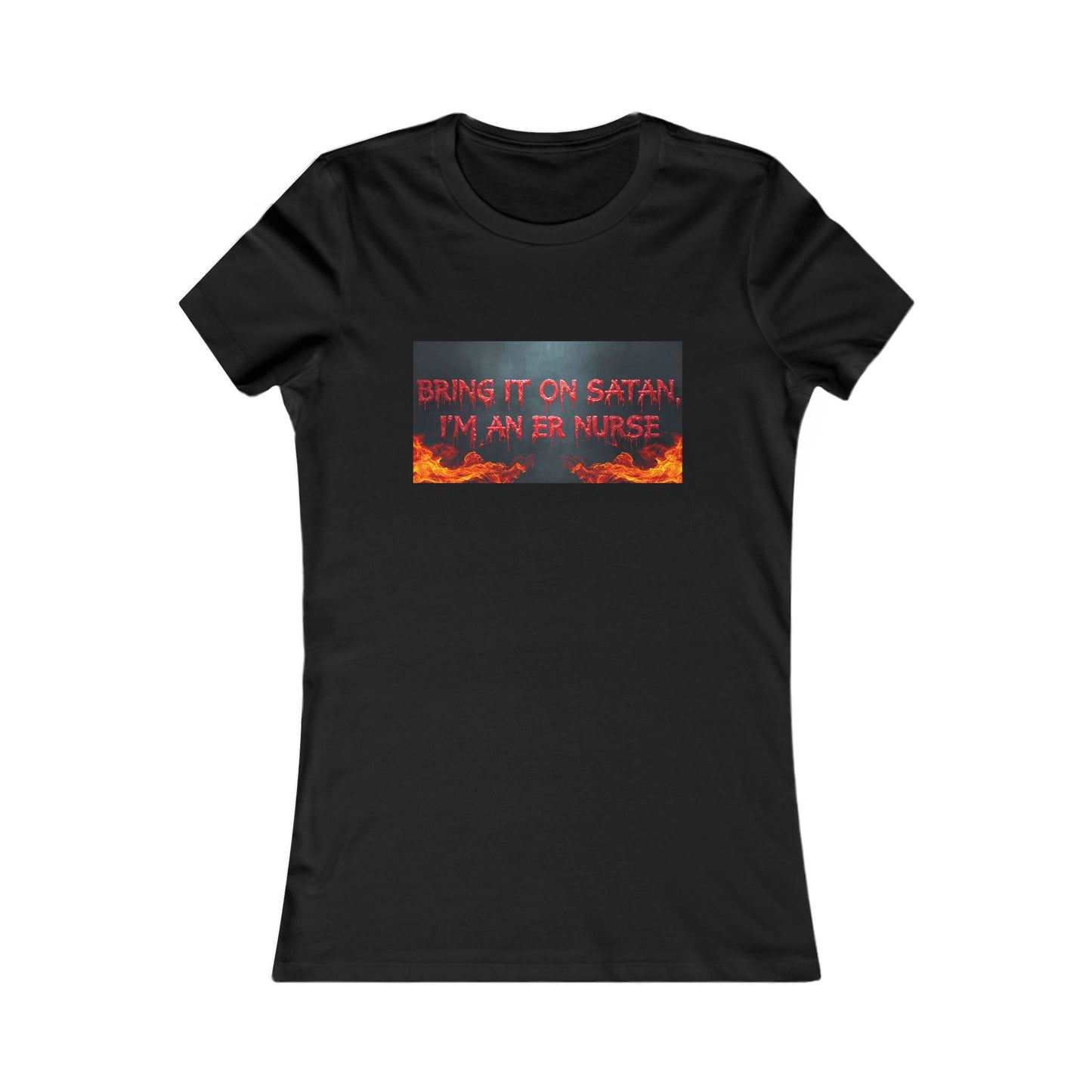 Nurse Graphic Tee, Funny ER Nurse Shirt, Halloween Gift, Nurse Appreciation Tee, Quirky Medical Humor Top, Work Uniform T-Shirt