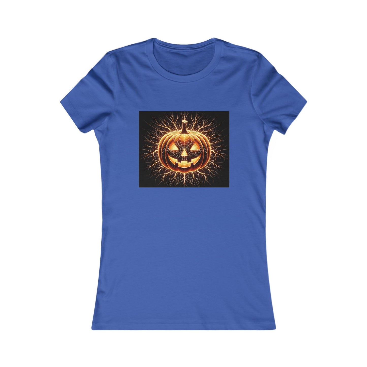 Halloween Pumpkin Women's Favorite Tee, Cute Halloween Shirt, Spooky Top, Fall Fashion, Trick or Treat Apparel, Autumn Style