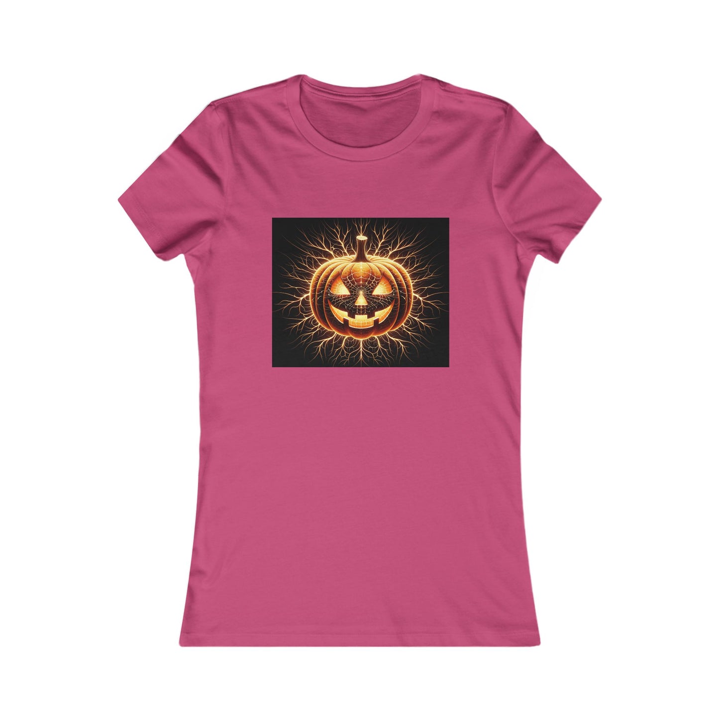 Halloween Pumpkin Women's Favorite Tee, Cute Halloween Shirt, Spooky Top, Fall Fashion, Trick or Treat Apparel, Autumn Style