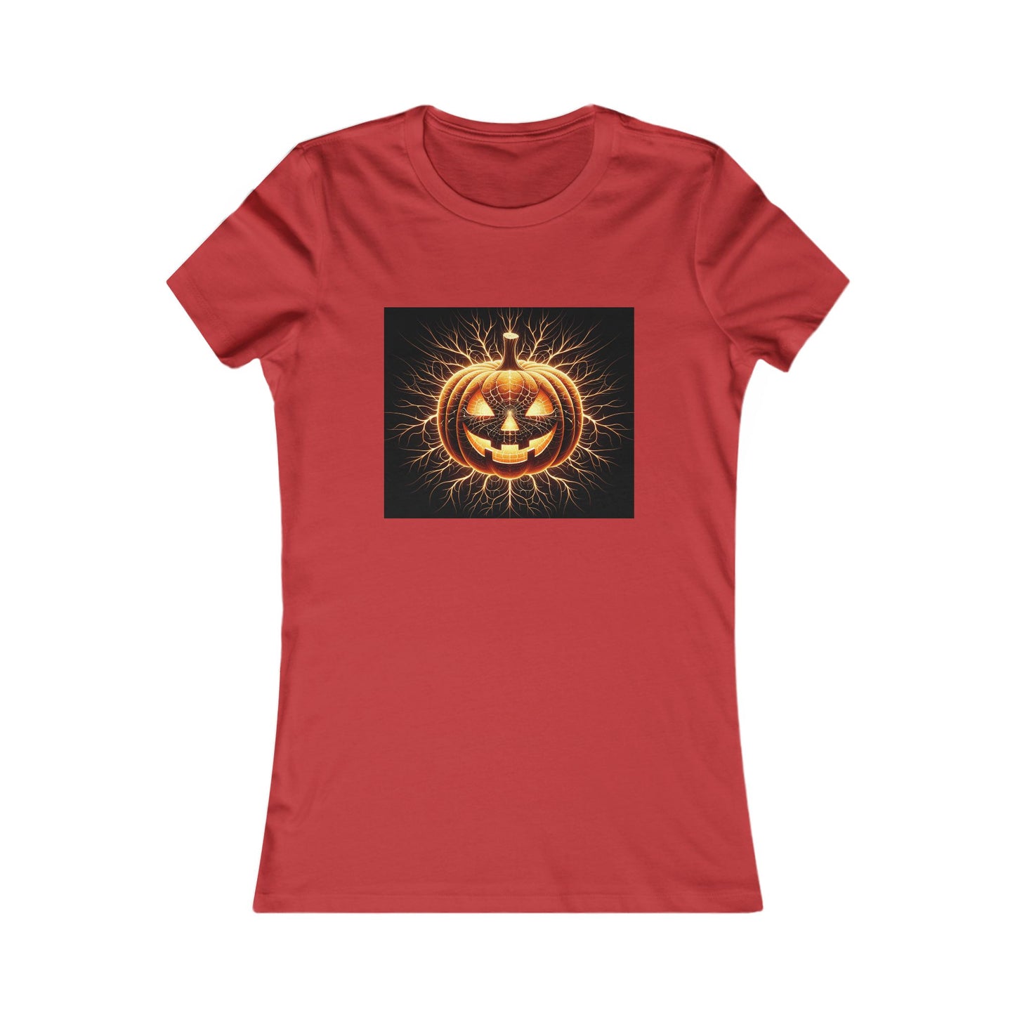 Halloween Pumpkin Women's Favorite Tee, Cute Halloween Shirt, Spooky Top, Fall Fashion, Trick or Treat Apparel, Autumn Style