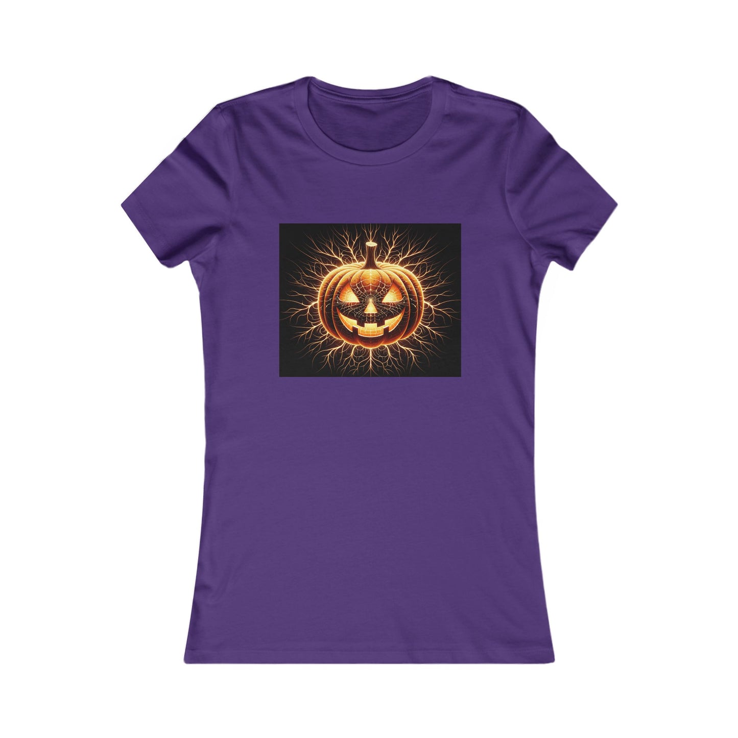 Halloween Pumpkin Women's Favorite Tee, Cute Halloween Shirt, Spooky Top, Fall Fashion, Trick or Treat Apparel, Autumn Style