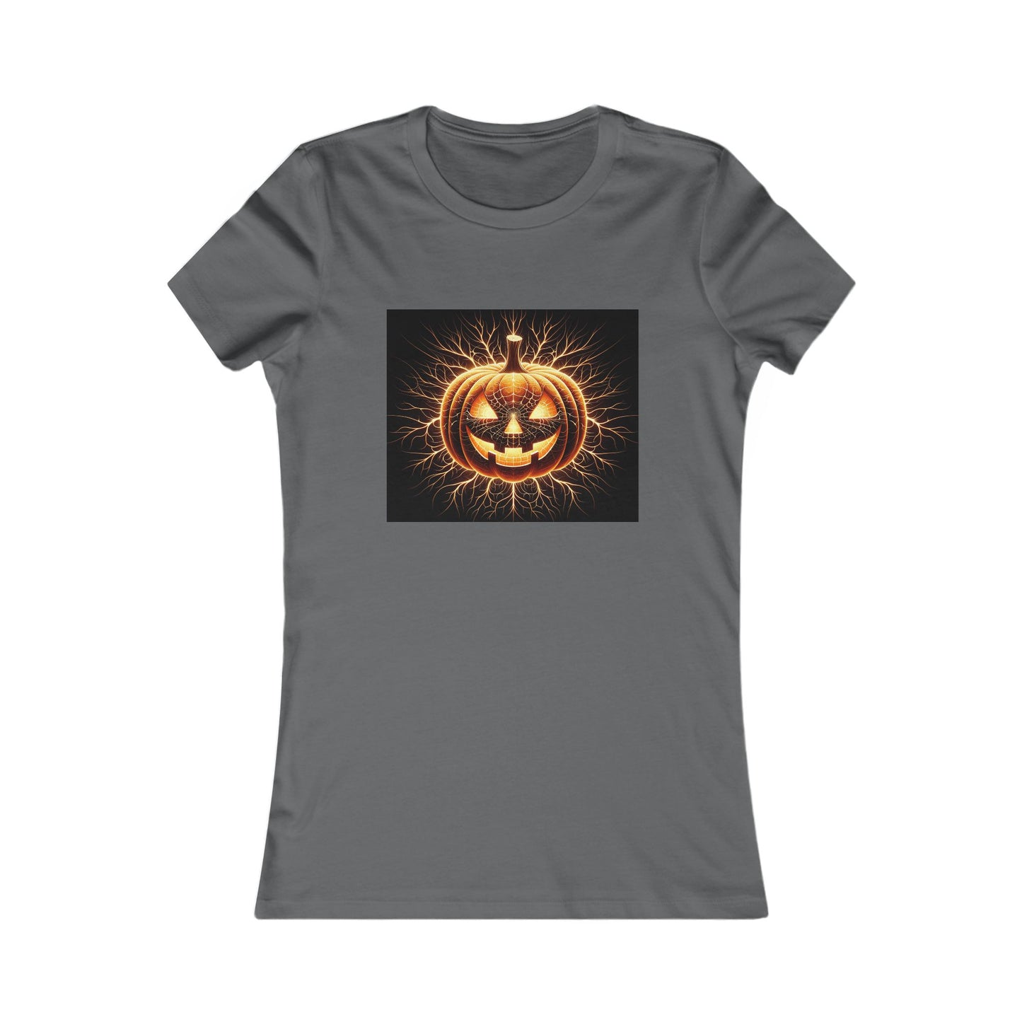 Halloween Pumpkin Women's Favorite Tee, Cute Halloween Shirt, Spooky Top, Fall Fashion, Trick or Treat Apparel, Autumn Style