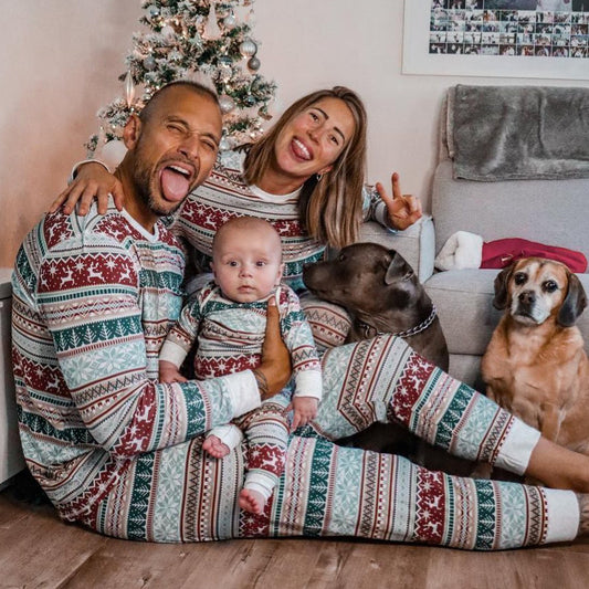 Christmas Family Set Pajamas - Autumn & Winter Home wear
