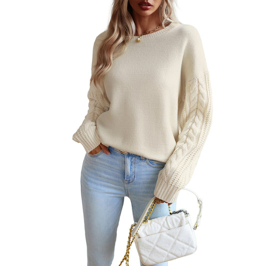 Round Neck Long Sleeve Sweater
