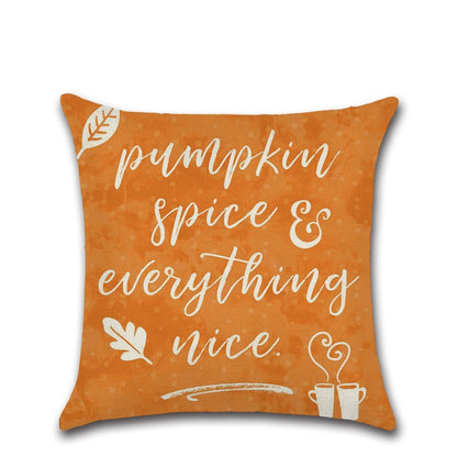Fall Theme Pillow Cushion Cover