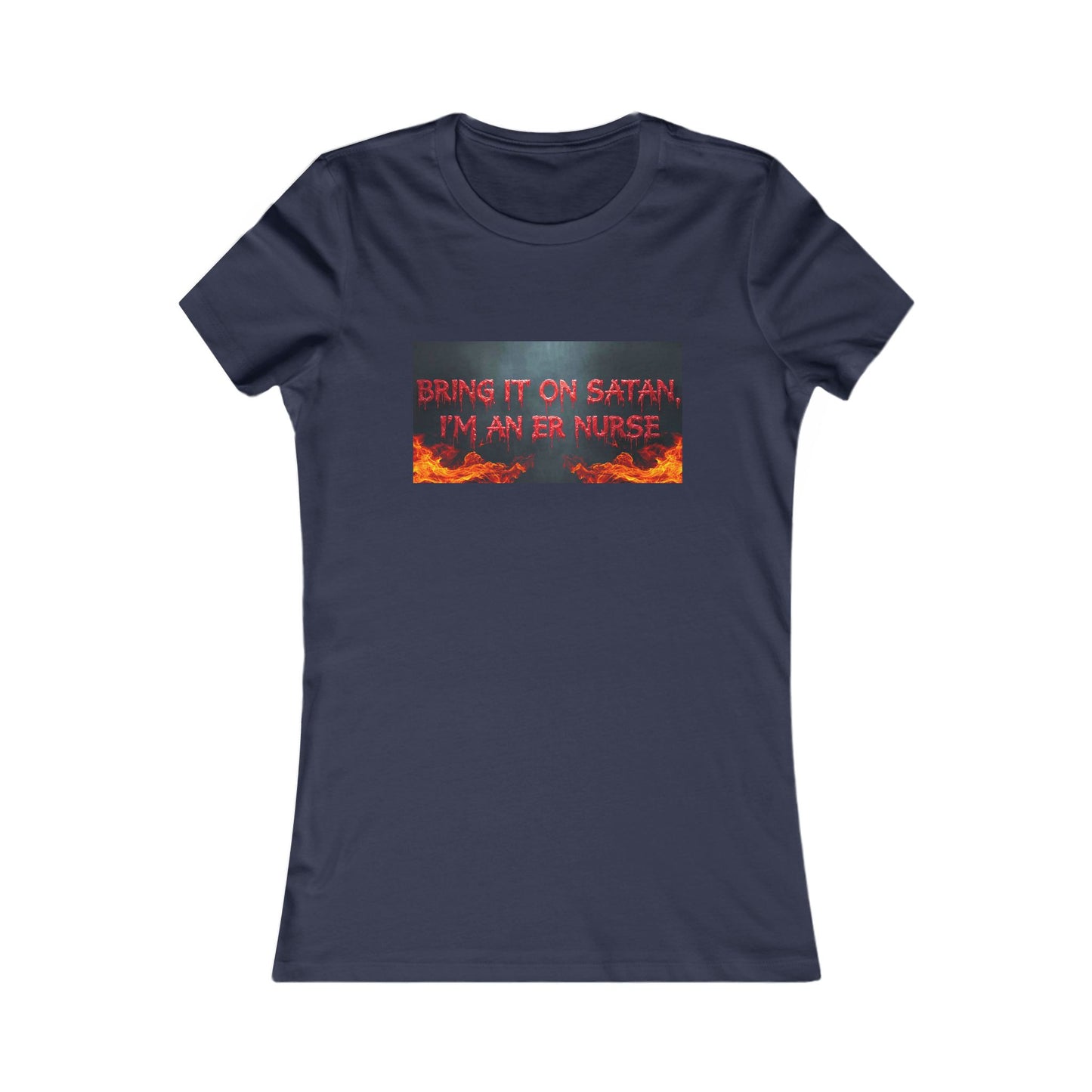 Nurse Graphic Tee, Funny ER Nurse Shirt, Halloween Gift, Nurse Appreciation Tee, Quirky Medical Humor Top, Work Uniform T-Shirt