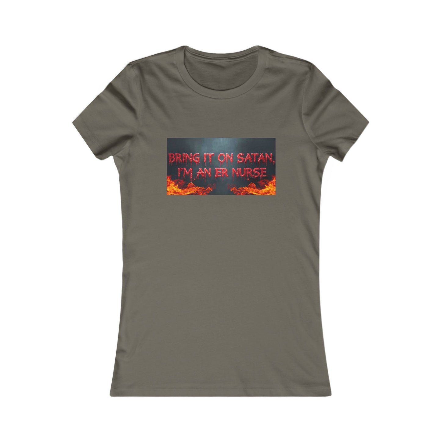Nurse Graphic Tee, Funny ER Nurse Shirt, Halloween Gift, Nurse Appreciation Tee, Quirky Medical Humor Top, Work Uniform T-Shirt