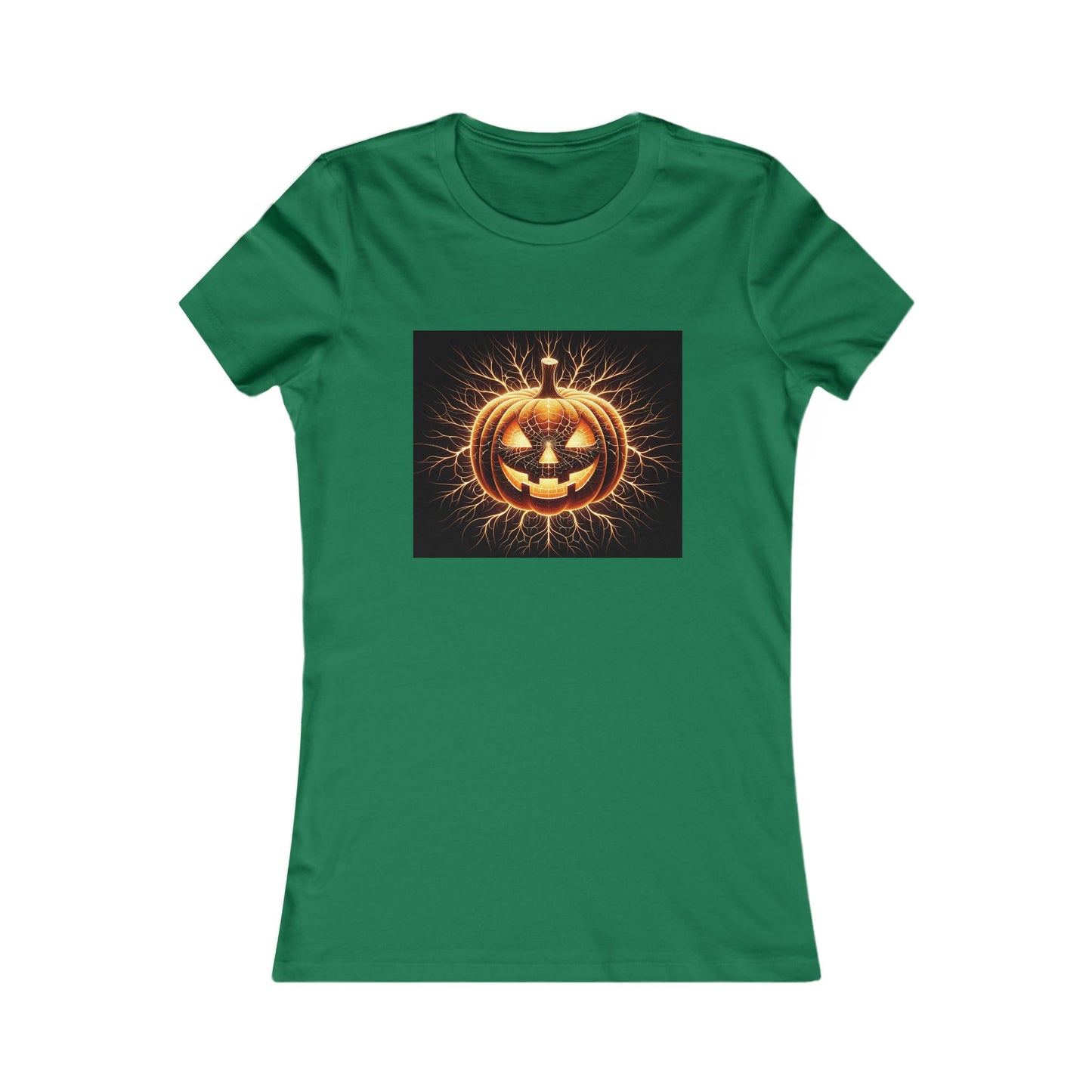 Halloween Pumpkin Women's Favorite Tee, Cute Halloween Shirt, Spooky Top, Fall Fashion, Trick or Treat Apparel, Autumn Style