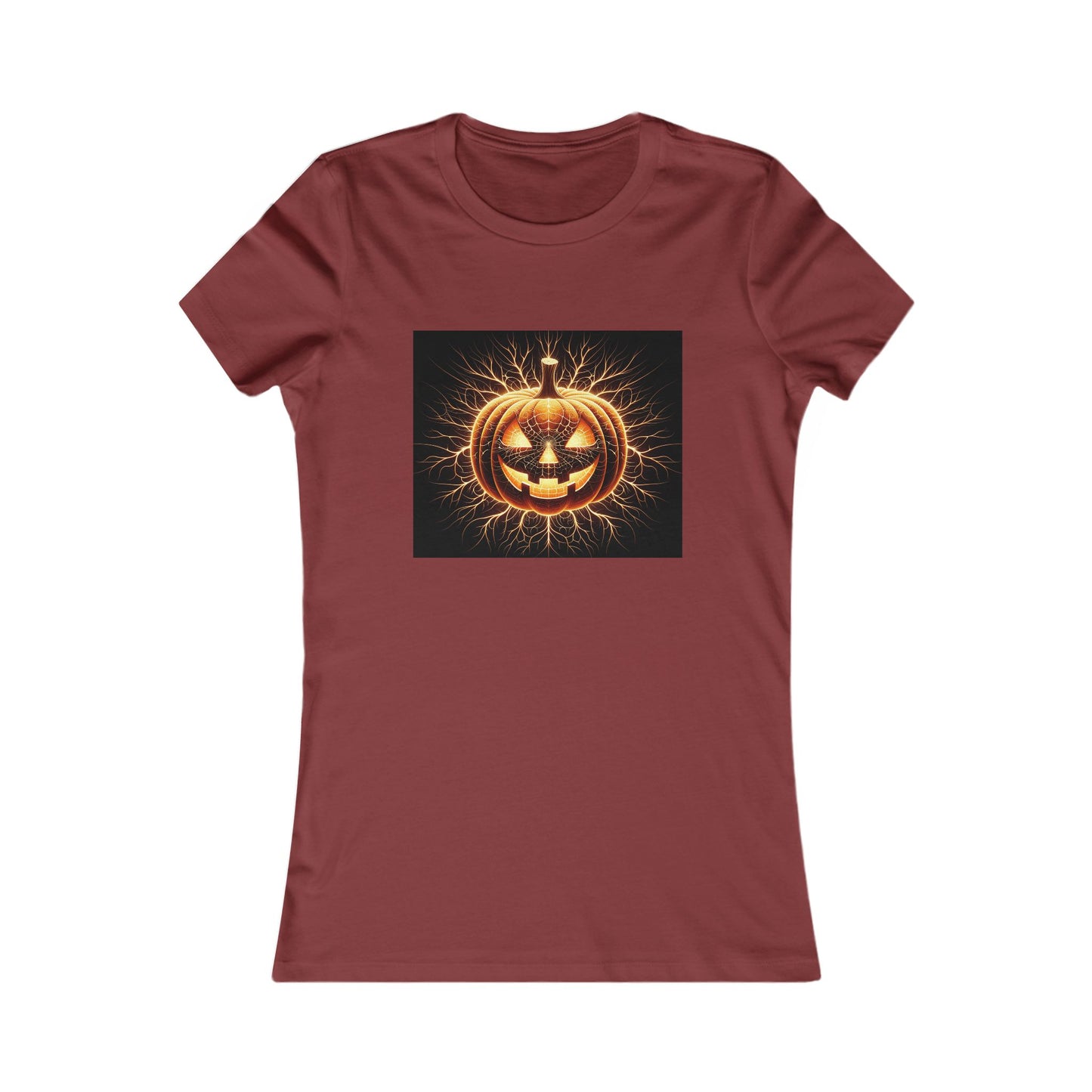 Halloween Pumpkin Women's Favorite Tee, Cute Halloween Shirt, Spooky Top, Fall Fashion, Trick or Treat Apparel, Autumn Style