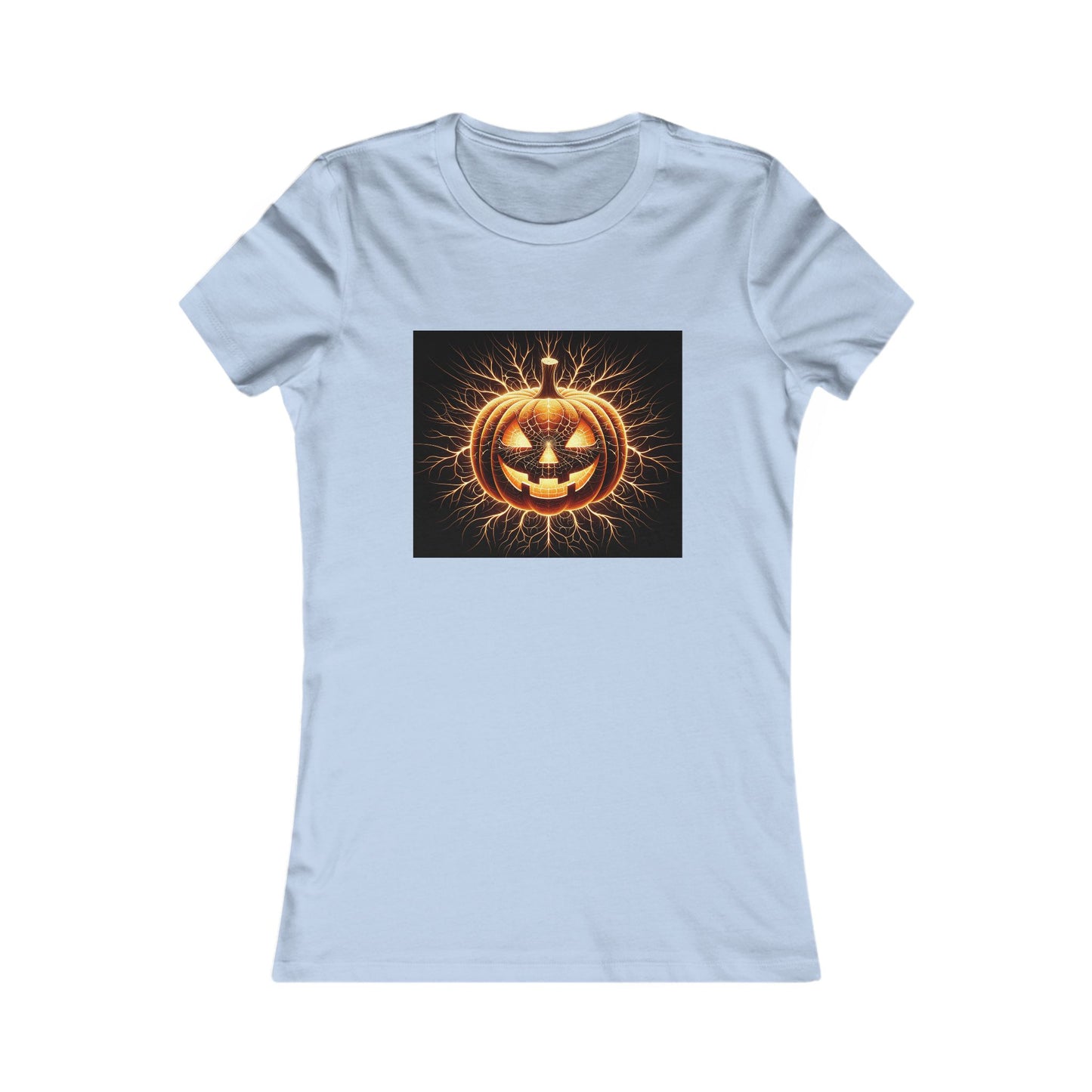 Halloween Pumpkin Women's Favorite Tee, Cute Halloween Shirt, Spooky Top, Fall Fashion, Trick or Treat Apparel, Autumn Style