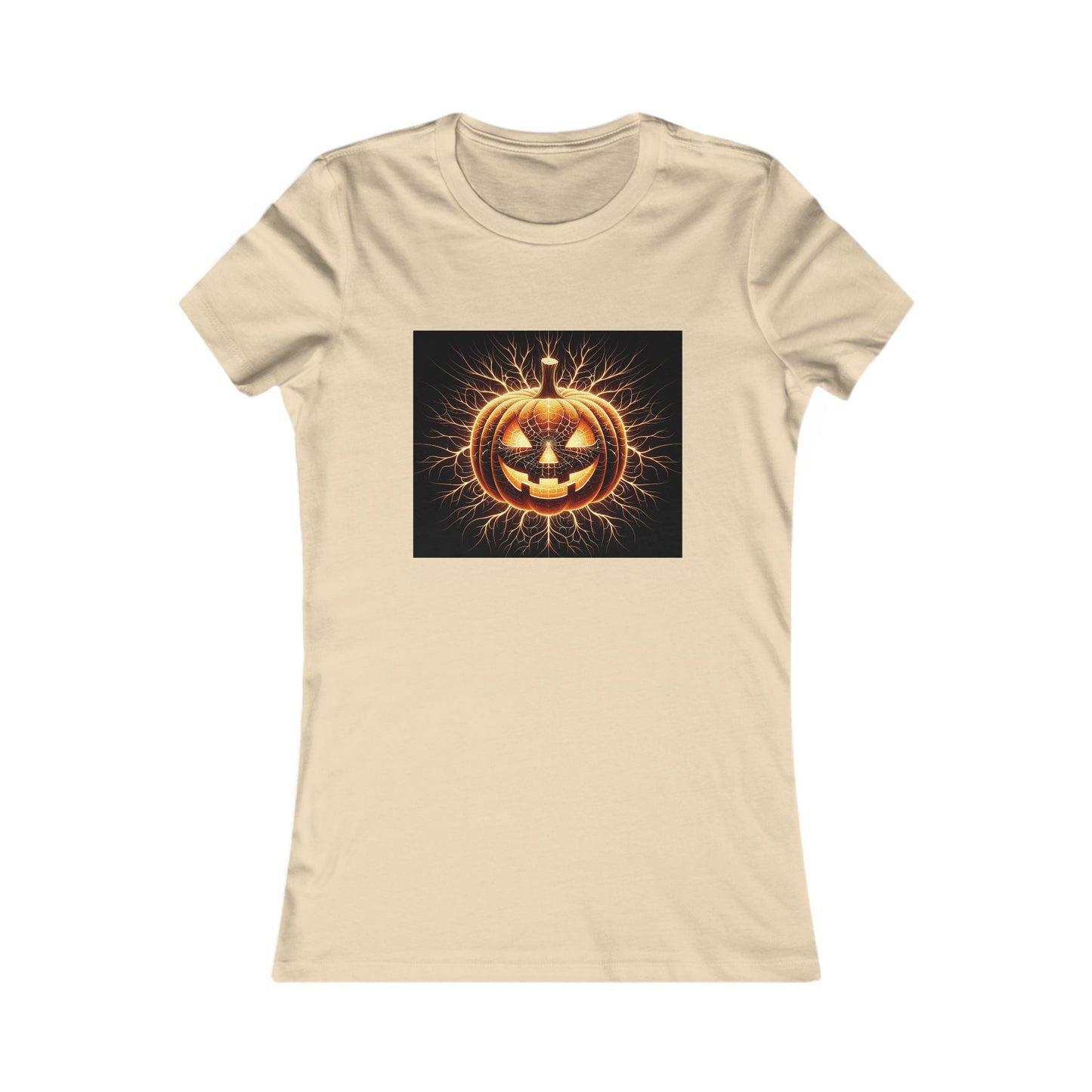 Halloween Pumpkin Women's Favorite Tee, Cute Halloween Shirt, Spooky Top, Fall Fashion, Trick or Treat Apparel, Autumn Style