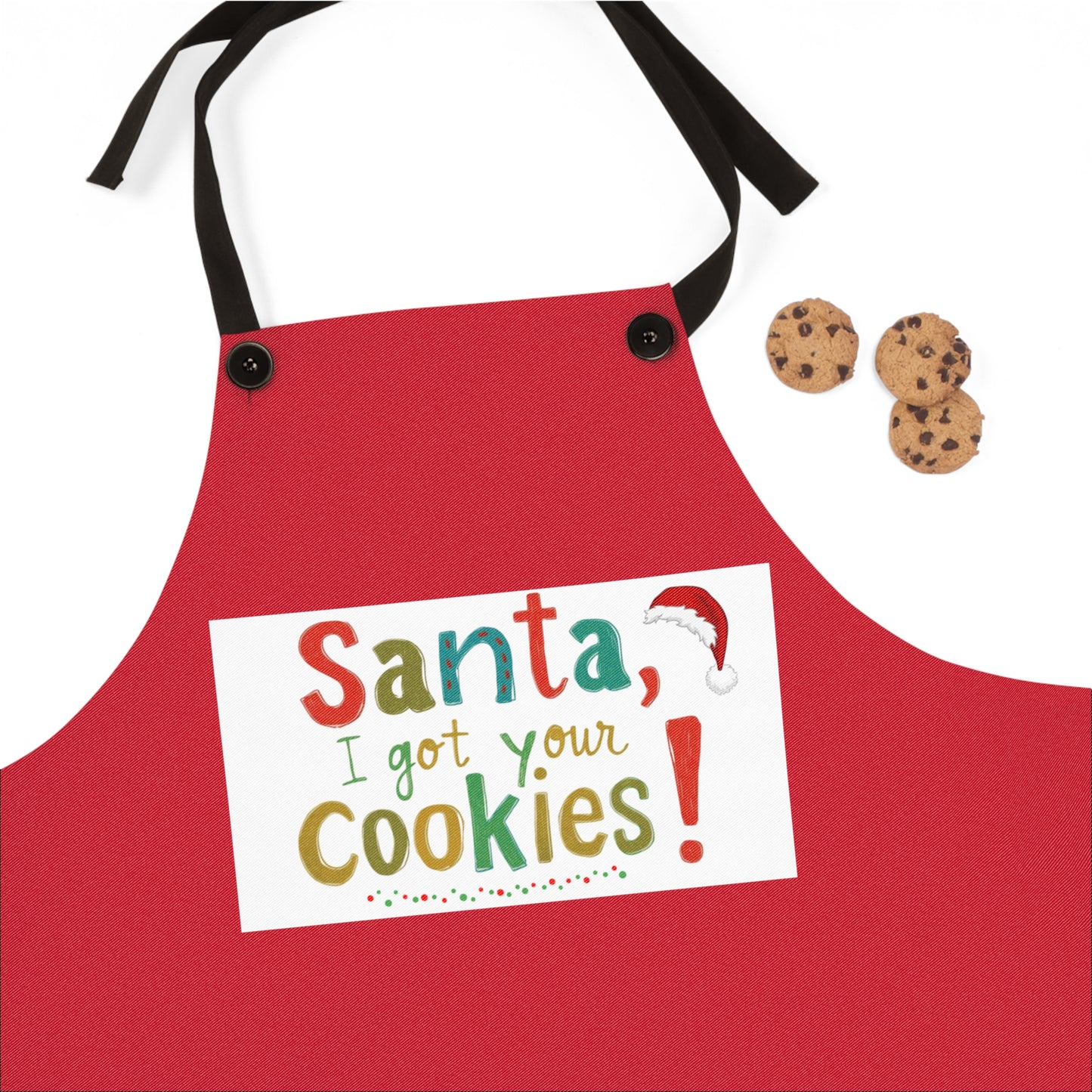Festive Christmas Apron | Perfect for Holiday Baking, Santa Gifts, Cookie Making, Kitchen Decor, and Home Chefs