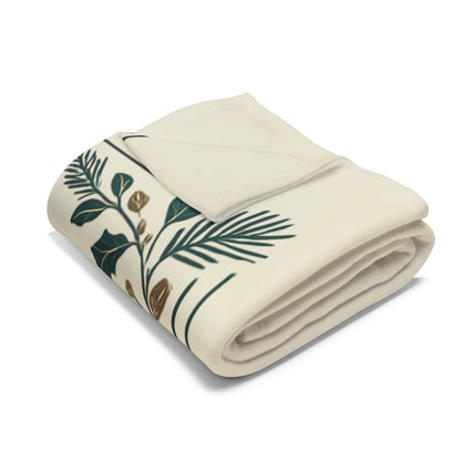 Fleece Blanket, Christmas Holiday Funny Phrase Blanket, Arctic Decor Gift, Cozy Winter Throw, Unique Xmas Home Decor