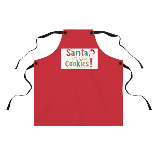 Festive Christmas Apron | Perfect for Holiday Baking, Santa Gifts, Cookie Making, Kitchen Decor, and Home Chefs