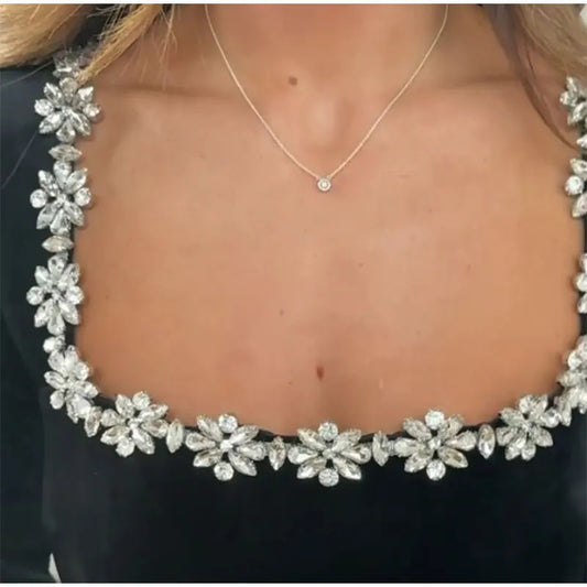 Christmas Elegant Square Neck Long-Sleeved Dress