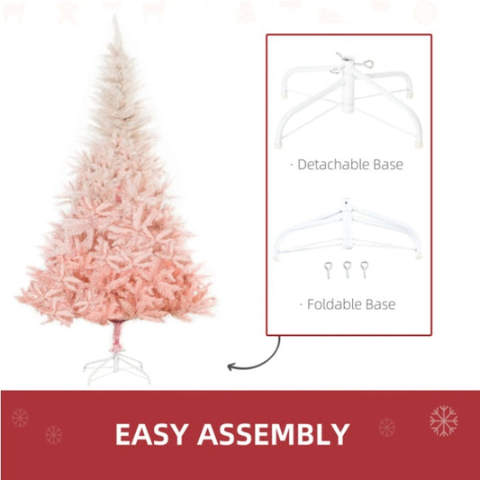 Pink Artificial Christmas Tree 6ft