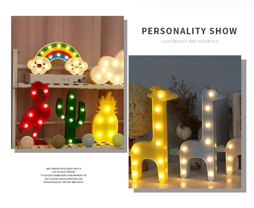 LED Crown Shape Small Night Lamp Christmas Tree Decorative Lamp