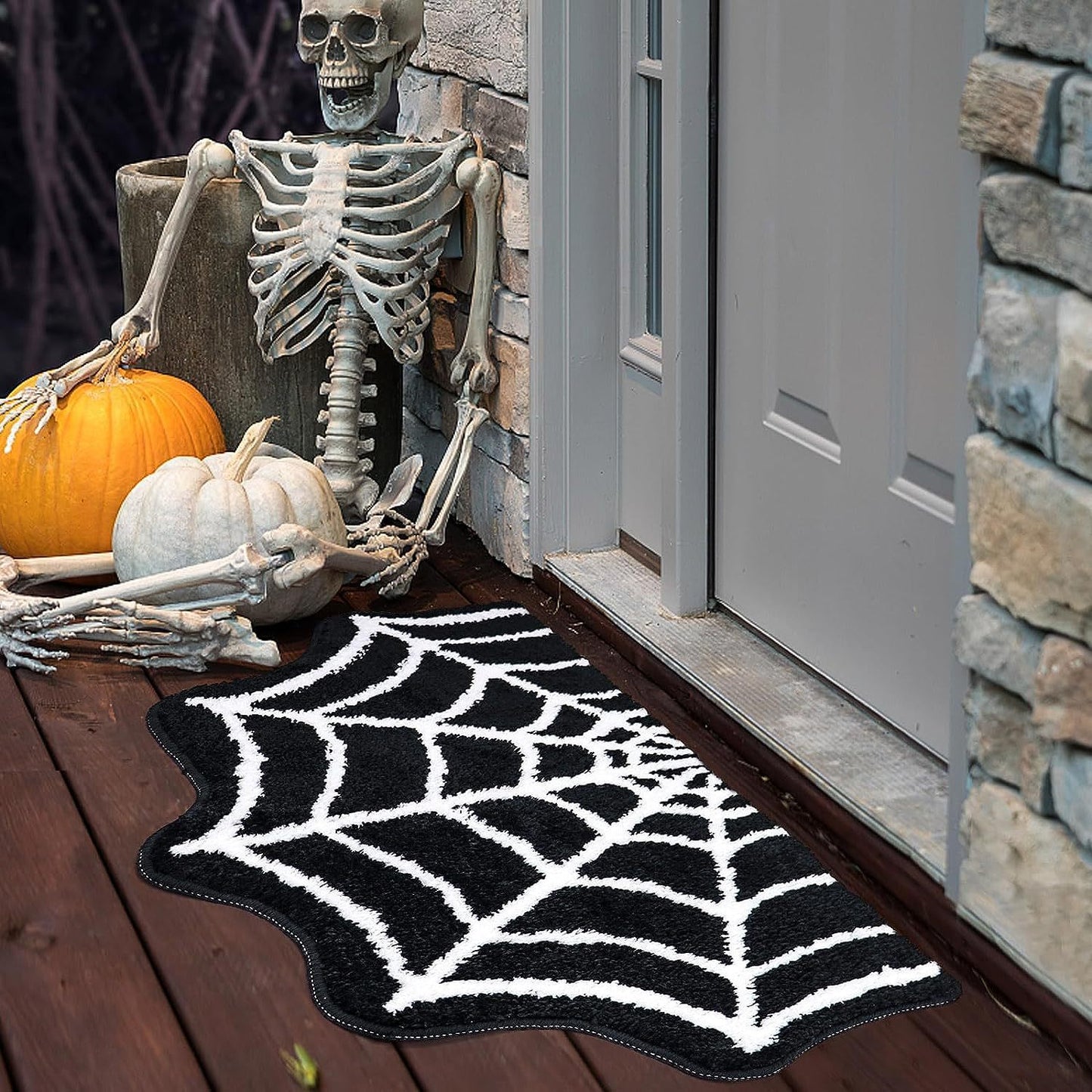 Halloween Spiderweb Entrance Doormat