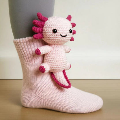 Plush Crochet Animal Cute Socks