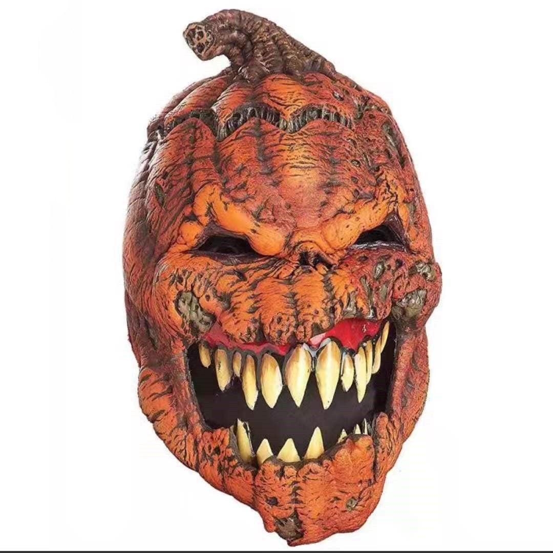 Realistic Scary Pumpkin,Halloween Mask