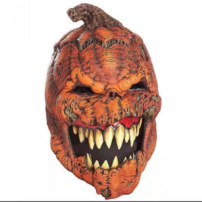 Realistic Scary Pumpkin,Halloween Mask